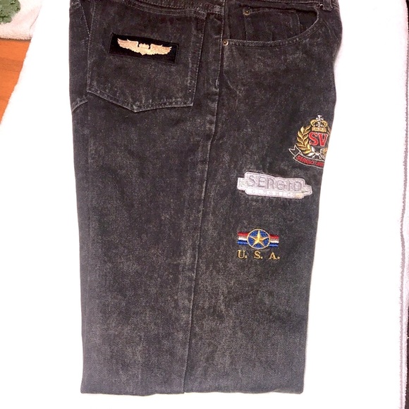 VNTG RARE HTF SERGIO VALENTE Mens Jeans 34x34 - Picture 2 of 16